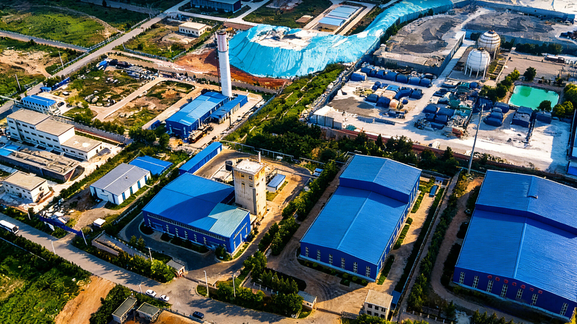 Weigorge Factory Aerial View